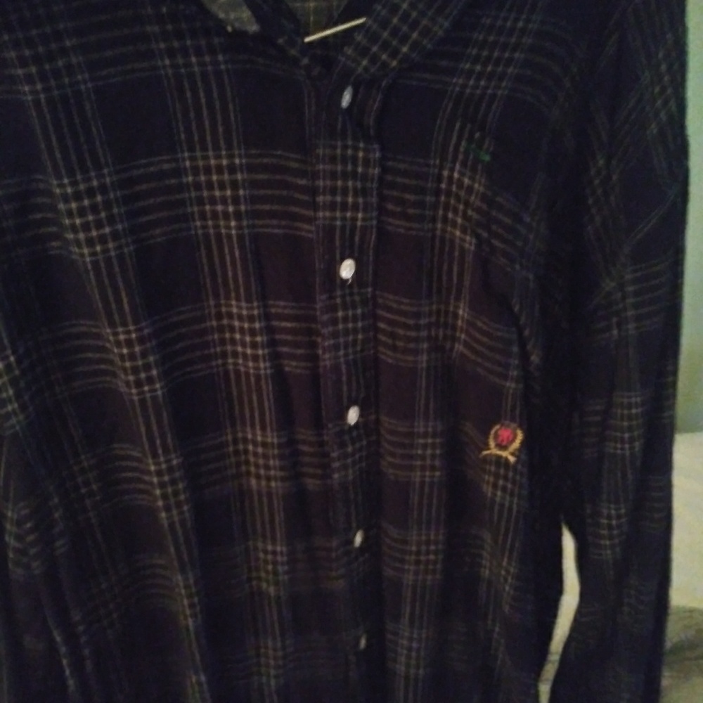 Tommy Hilfiger button up mens L